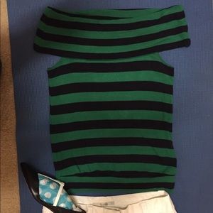 Bordeaux Anthropology off the shoulder top